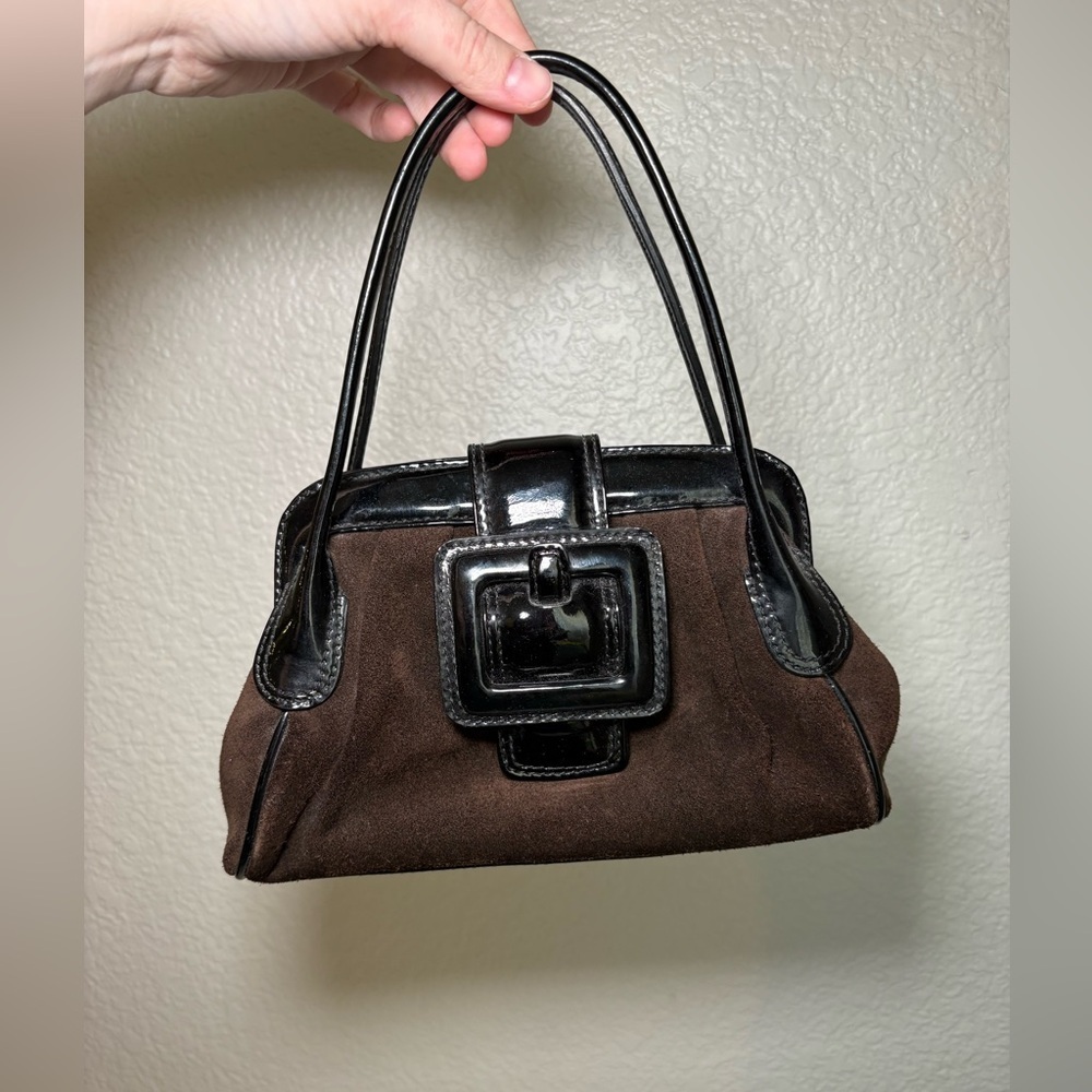 Banana Republic Brown Suede Purse Small - Picture 12 of 12